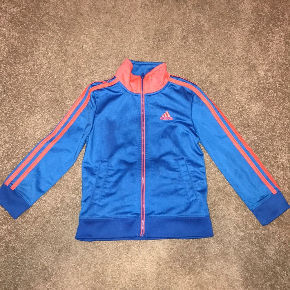 EUC Kids Adidas Track Zip Jacket 4T